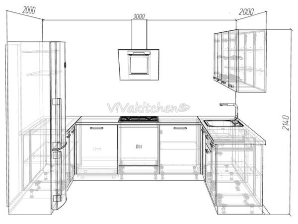 Кухня LINEA PERFETTA LUX